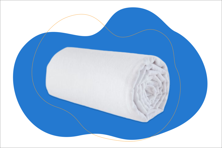 Matras Like is een opgerold Latex matras